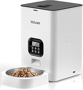 VOLUAS Automatic Cat Feeders – Timed Pet Feeder for Cats